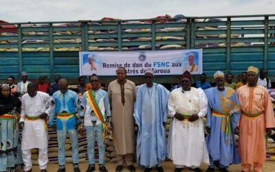 Don 3000 sacs de riz aux sinistrés de la ville de Maroua par l&rsquo;honorable SALMANA AMADOU ALI, août 2020