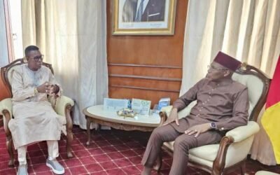 L&rsquo;HONORABLE SALMANA AMADOU ALI REÇU EN AUDIENCE CE MERCREDI 11 OCTOBRE 2023 PAR LE MINSANTE, LE Dr. MANAOUDA MALACHIE.