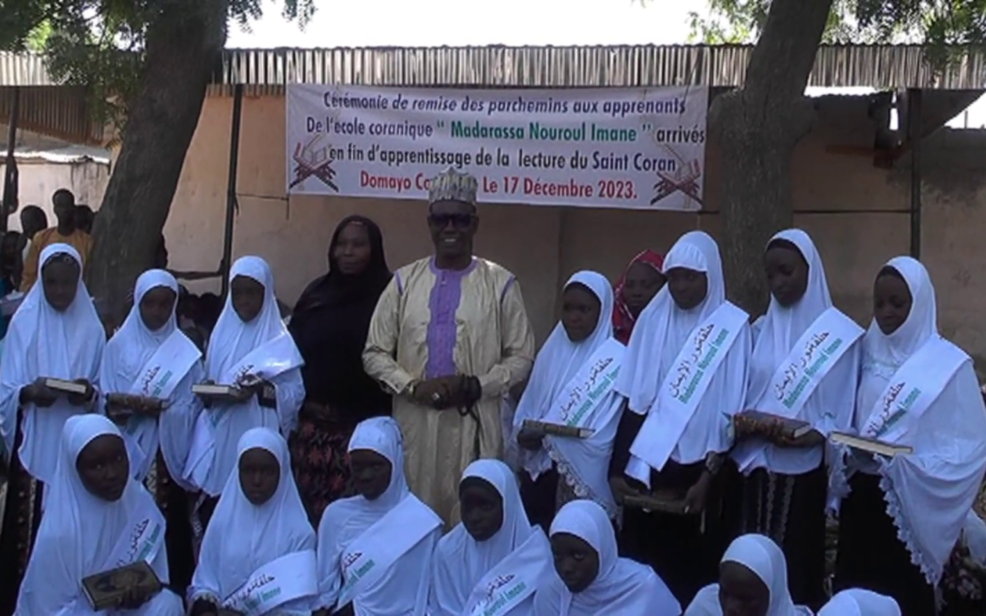 Soutien du Député Salmana a l’école Coranique Madarassa Nouroul Imane de Domayo Complexe