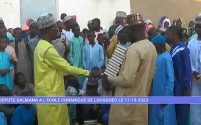 Le Député Salmana Amadou Ali Apporte Son Soutien à l’École Coranique Madarassa Dara Salam de Louggéo