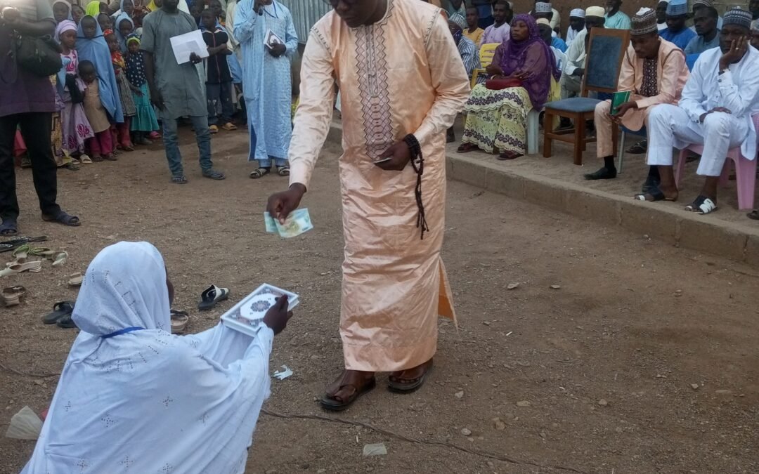 Le Député Salmana à l’école coranique Mouhammadiyya Abdou Adam de Fassao, Mardi 31 décembre 2024.