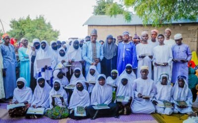 Le Député Salmana à l’école coranique al houda de Bilmiti, arrondissement de Maroua 1. Le 08.02.2025