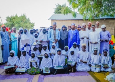 Le Député Salmana à l’école coranique al houda de Bilmiti, arrondissement de Maroua 1. Le 08.02.2025