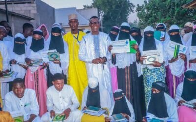 Le Député Salmana à l’école coranique Mal Baba de Doursoungo, arrondissement de Maroua 3 ce 21.02.2025