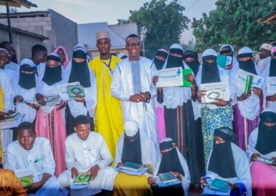 Le Député Salmana à l’école coranique Mal Baba de Doursoungo, arrondissement de Maroua 3 ce 21.02.2025