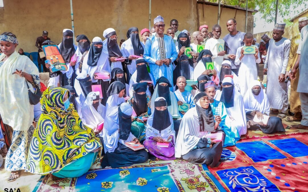 Le Député Salmana à l’école coranique Nouroul Houda au quartier Pont Vert ce 22.02.2025