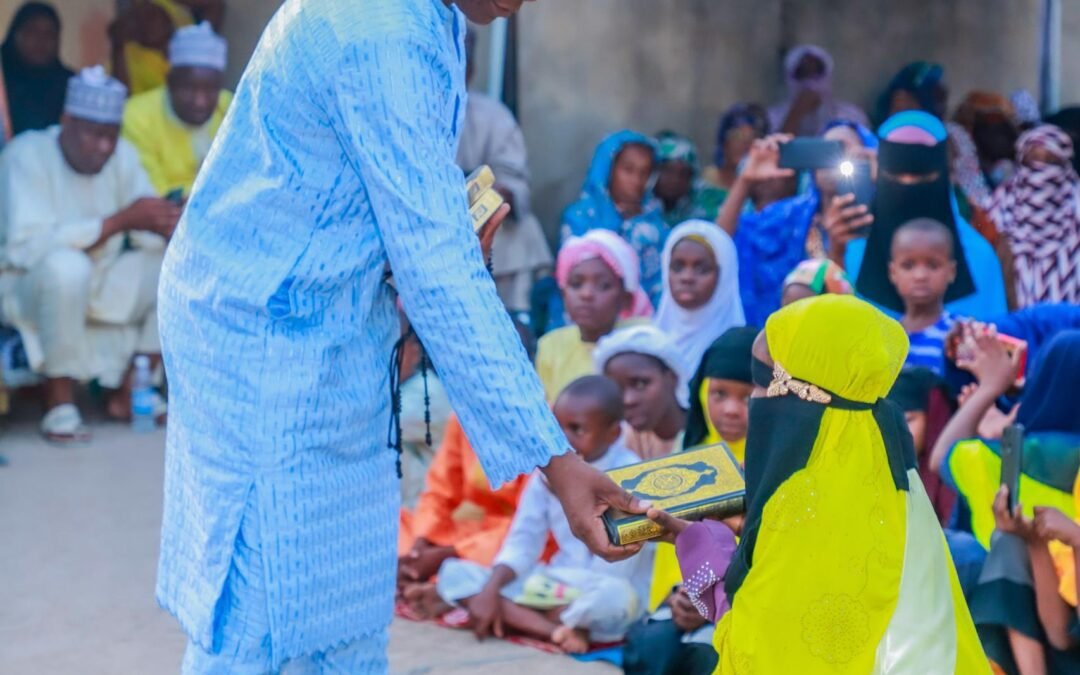 Le Député Salmana à l’Ecole Coranique   Mazzidjul Ilm de Bamaré, février 2025, Arrondissement de Maroua 2.