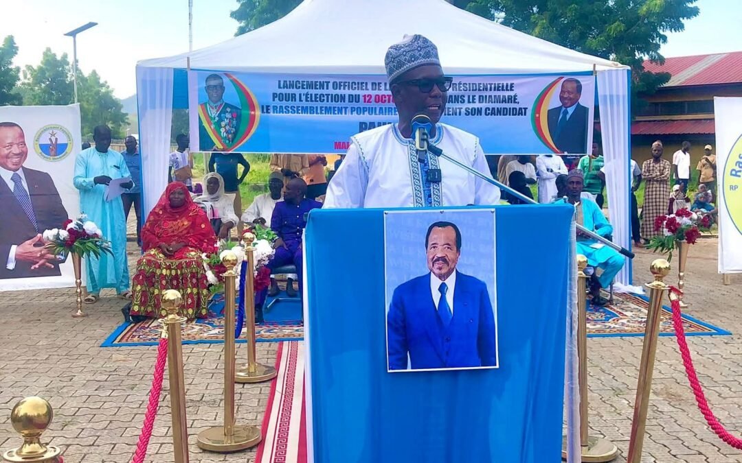 Lancement de la campagne: le député Salmana, le Président du RP soutient Paul BIYA ce 01/10/2025.