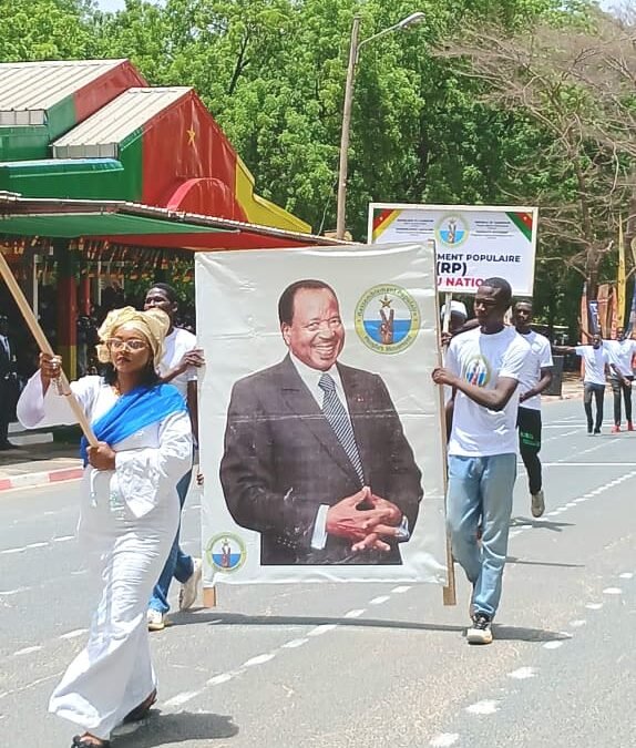 Rassemblement Populaire (RP) du député Salmana au défilé du 20 Mai 2026 à Maroua.